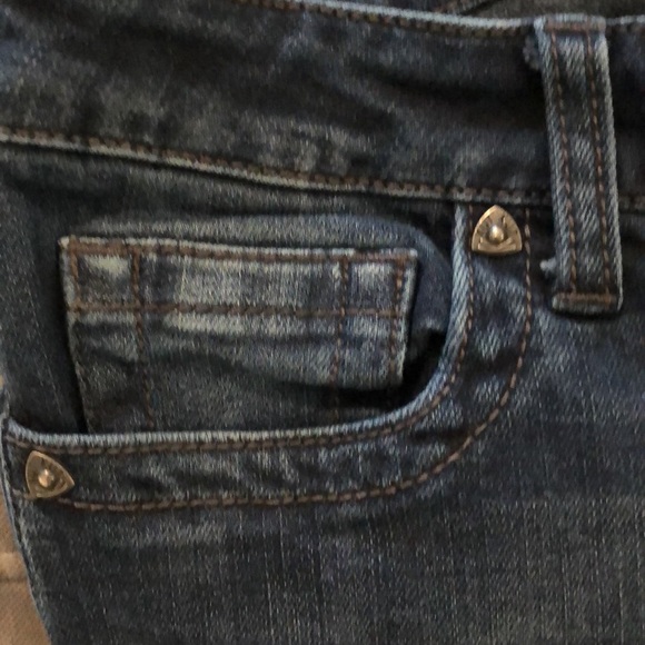 KUT From The Kloth Dark Blue Wash Straight LegJeans Size 8 Short - Picture 9 of 16